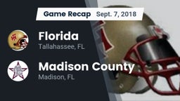 Recap: Florida  vs. Madison County  2018