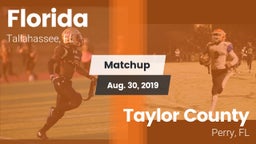 Matchup: Florida  vs. Taylor County  2019