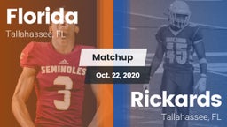 Matchup: Florida  vs. Rickards  2020