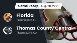 Recap: Florida  vs. Thomas County Central  2021