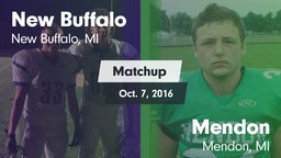 Matchup: New Buffalo High vs. Mendon  2016