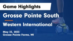 Grosse Pointe South  vs Western International  Game Highlights - May 23, 2023