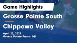 Grosse Pointe South  vs Chippewa Valley  Game Highlights - April 23, 2024