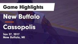 New Buffalo  vs Cassopolis Game Highlights - Jan 27, 2017