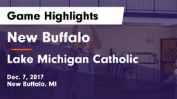 New Buffalo  vs Lake Michigan Catholic  Game Highlights - Dec. 7, 2017