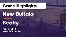 New Buffalo  vs Beatty  Game Highlights - Jan. 6, 2018