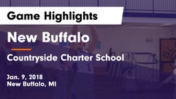 New Buffalo  vs Countryside Charter School Game Highlights - Jan. 9, 2018