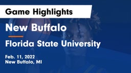 New Buffalo  vs Florida State University Game Highlights - Feb. 11, 2022