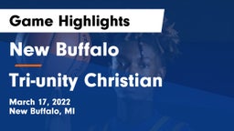 New Buffalo  vs Tri-unity Christian Game Highlights - March 17, 2022