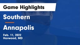 Southern  vs Annapolis  Game Highlights - Feb. 11, 2022