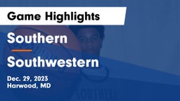 Southern  vs Southwestern  Game Highlights - Dec. 29, 2023