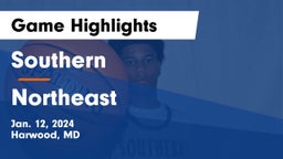 Southern  vs Northeast  Game Highlights - Jan. 12, 2024