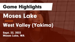 Moses Lake  vs West Valley  (Yakima) Game Highlights - Sept. 22, 2022