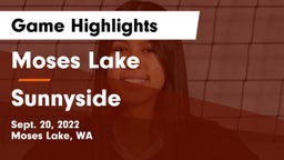 Moses Lake  vs Sunnyside  Game Highlights - Sept. 20, 2022