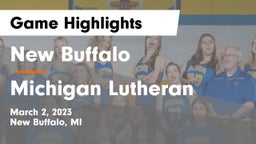 New Buffalo  vs Michigan Lutheran  Game Highlights - March 2, 2023
