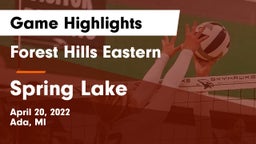 Forest Hills Eastern  vs Spring Lake  Game Highlights - April 20, 2022