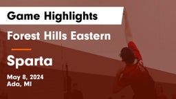 Forest Hills Eastern  vs Sparta  Game Highlights - May 8, 2024