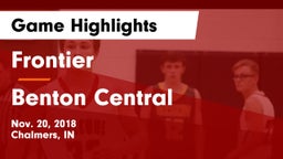 Frontier  vs Benton Central  Game Highlights - Nov. 20, 2018