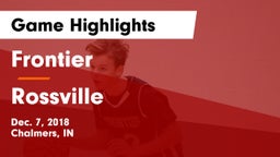 Frontier  vs Rossville  Game Highlights - Dec. 7, 2018
