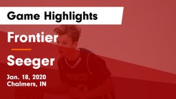 Frontier  vs Seeger  Game Highlights - Jan. 18, 2020