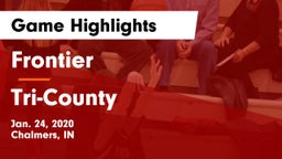 Frontier  vs Tri-County  Game Highlights - Jan. 24, 2020
