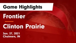Frontier  vs Clinton Prairie  Game Highlights - Jan. 27, 2021