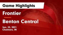 Frontier  vs Benton Central  Game Highlights - Jan. 23, 2021