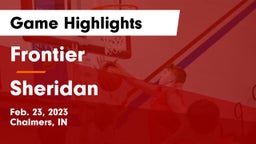 Frontier  vs Sheridan  Game Highlights - Feb. 23, 2023