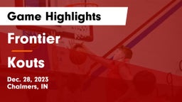 Frontier  vs Kouts  Game Highlights - Dec. 28, 2023