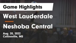 West Lauderdale  vs Neshoba Central Game Highlights - Aug. 20, 2022