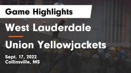 West Lauderdale  vs Union Yellowjackets Game Highlights - Sept. 17, 2022