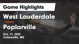 West Lauderdale  vs Poplarville Game Highlights - Oct. 11, 2022