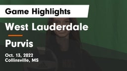 West Lauderdale  vs Purvis Game Highlights - Oct. 13, 2022