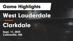 West Lauderdale  vs Clarkdale Game Highlights - Sept. 11, 2023