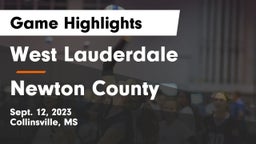 West Lauderdale  vs Newton County  Game Highlights - Sept. 12, 2023