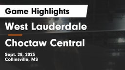 West Lauderdale  vs Choctaw Central  Game Highlights - Sept. 28, 2023