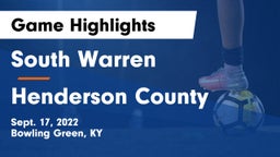 South Warren  vs Henderson County  Game Highlights - Sept. 17, 2022