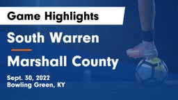 South Warren  vs Marshall County  Game Highlights - Sept. 30, 2022