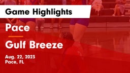 Pace  vs Gulf Breeze  Game Highlights - Aug. 22, 2023