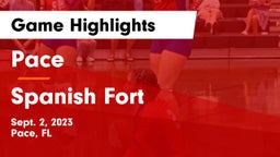 Pace  vs Spanish Fort  Game Highlights - Sept. 2, 2023