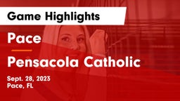 Pace  vs Pensacola Catholic  Game Highlights - Sept. 28, 2023