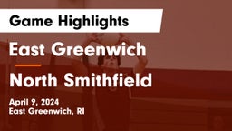 East Greenwich  vs North Smithfield Game Highlights - April 9, 2024