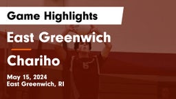 East Greenwich  vs Chariho Game Highlights - May 15, 2024
