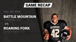 Recap: Battle Mountain  vs. Roaring Fork  2016
