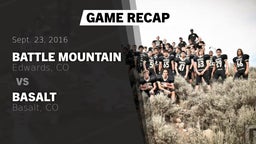 Recap: Battle Mountain  vs. Basalt  2016