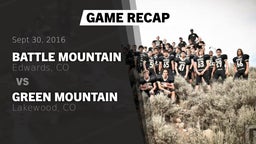 Recap: Battle Mountain  vs. Green Mountain  2016