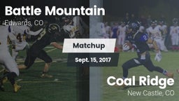 Matchup: Battle Mountain vs. Coal Ridge  2017