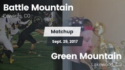 Matchup: Battle Mountain vs. Green Mountain  2017