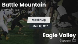 Matchup: Battle Mountain vs. Eagle Valley  2017