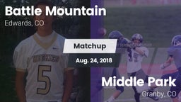 Matchup: Battle Mountain vs. Middle Park  2018